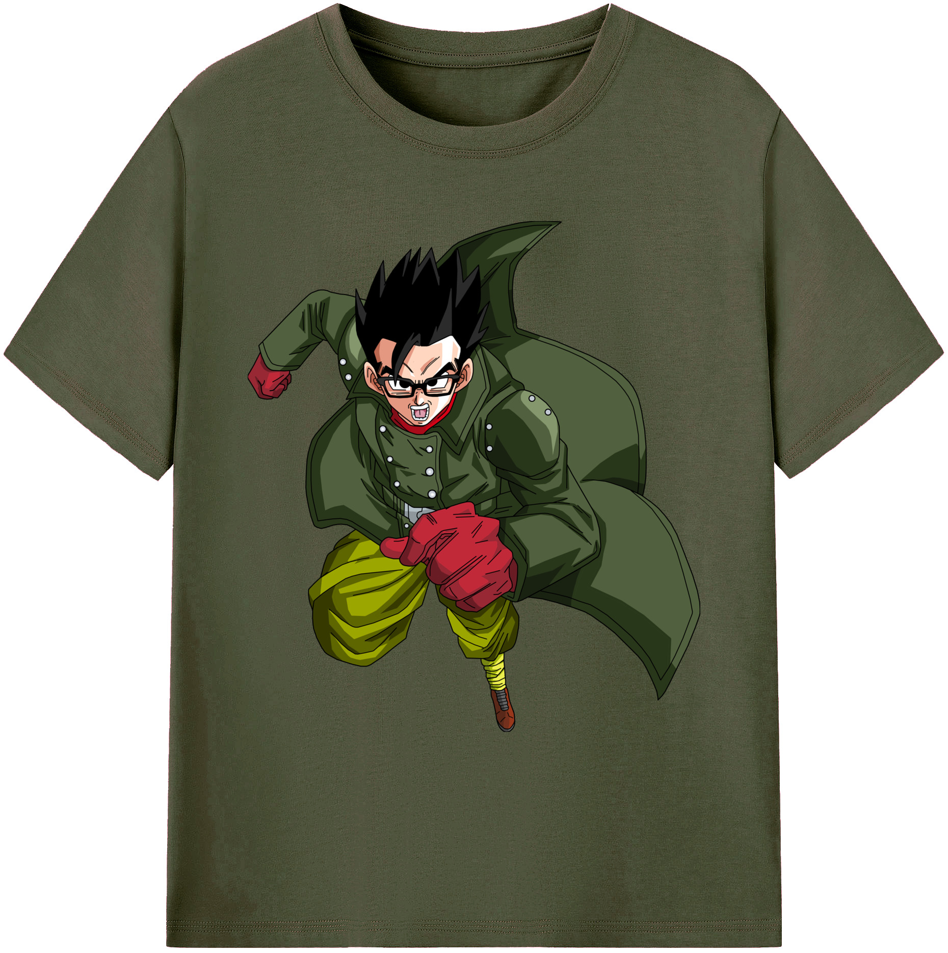 （画像用） ドラゴンボール 孫 悟飯（そんごはん）DRAGON BALL Son Gohan 綿100％ メンズ半袖Tシャツ｜肌触りやわらか＆通気性